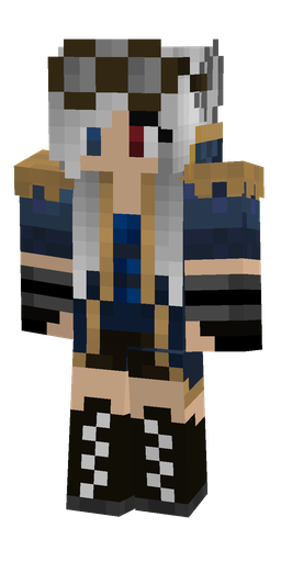 Black skin: body, front render