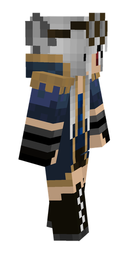 Black skin: body, right side render