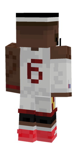 Brown skin: body, back render