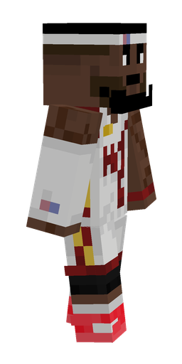 Brown skin: body, right side render