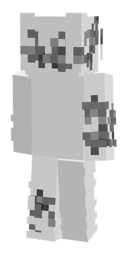 Gray skin: body, back render