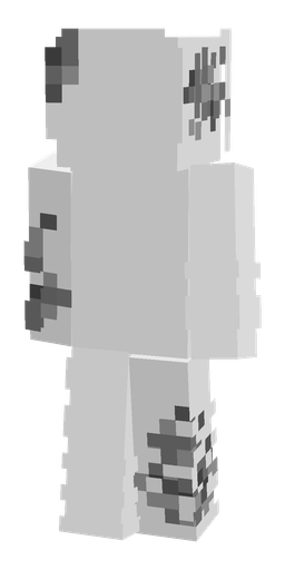 Gray skin: body, front render