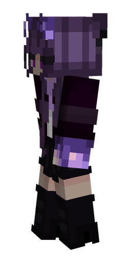 Black skin: body, left side render