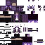 Black skin: raw texture render