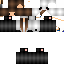 Black skin: raw texture render
