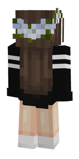 Black skin: body, back render