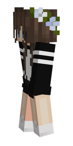 Black skin: body, left side render