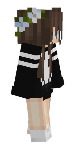 Black skin: body, right side render