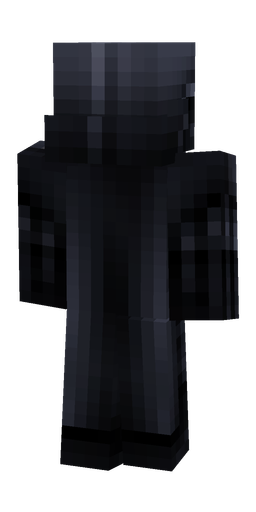 Black skin: body, back render