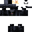 Black skin: raw texture render
