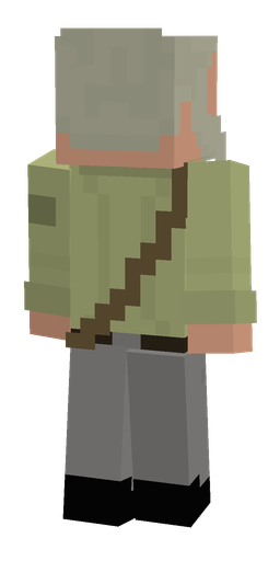 Gray skin: body, back render