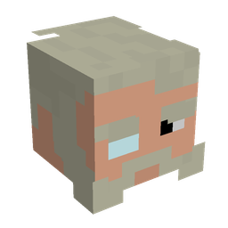 Gray skin: head render