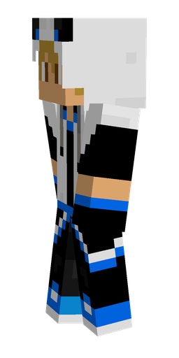 Black skin: body, left side render