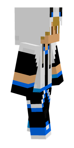 Black skin: body, right side render