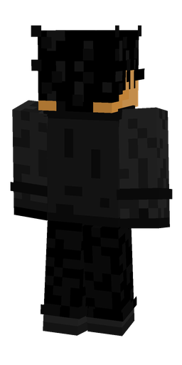 Black skin: body, back render