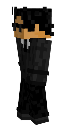 Black skin: body, left side render