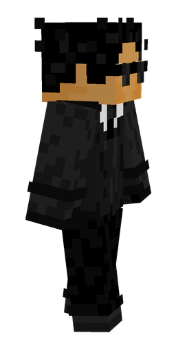 Black skin: body, right side render