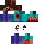 Blue skin: raw texture render