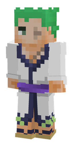 Green skin: body, front render