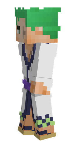 Green skin: body, left side render