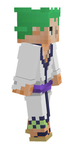 Green skin: body, right side render