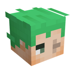 Green skin: head render