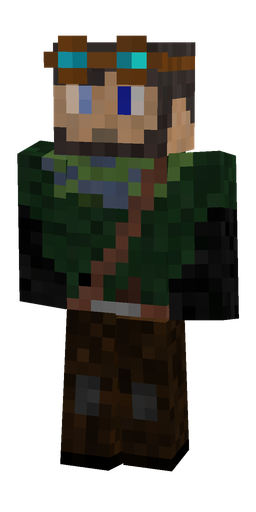 Black skin: body, front render