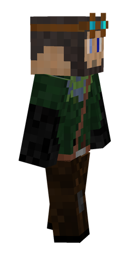 Black skin: body, right side render