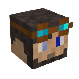 Black skin: head render