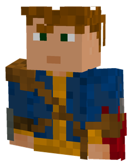 Blue skin: bust render
