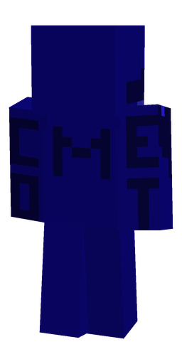 Blue skin: body, back render