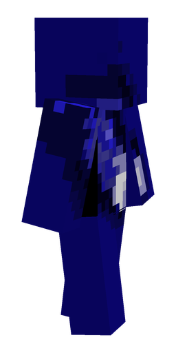 Blue skin: body, right side render