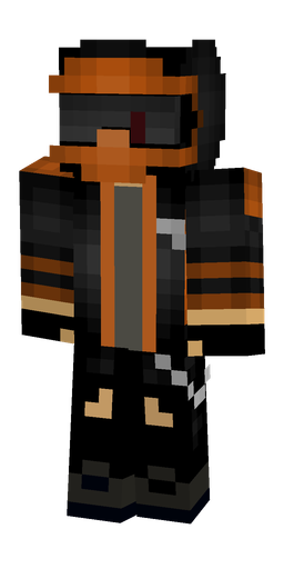 Black skin: body, front render