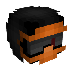 Black skin: head render
