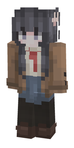 Black skin: body, front render