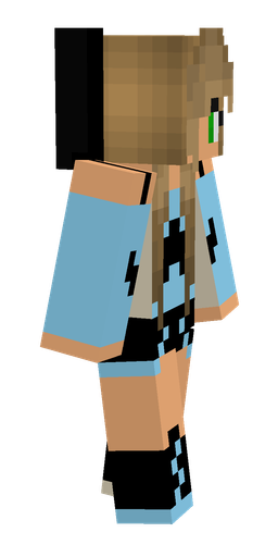 Black skin: body, right side render