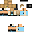 Black skin: raw texture render