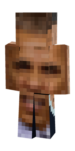 Brown skin: body, back render