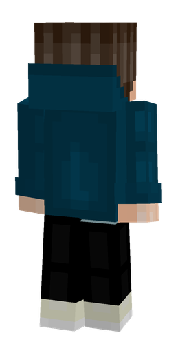 Black skin: body, back render