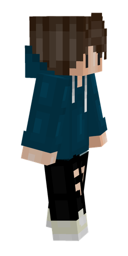 Black skin: body, right side render
