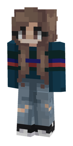 Blue skin: body, front render