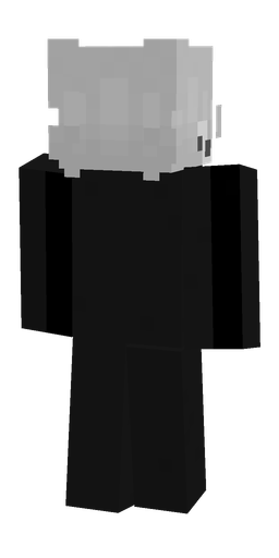 Black skin: body, back render