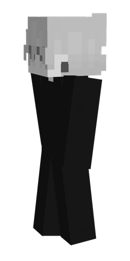 Black skin: body, left side render