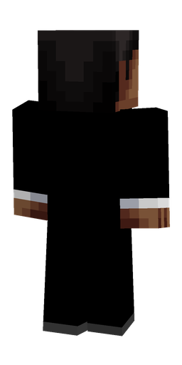 Black skin: body, back render