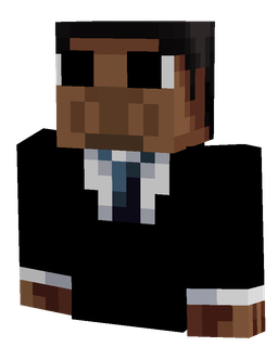 Black skin: bust render