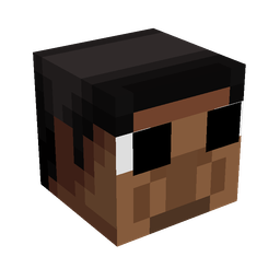 Black skin: head render