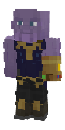 Blue skin: body, front render