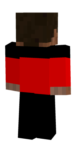 Black skin: body, back render