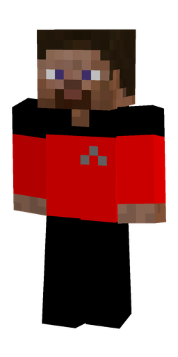 Black skin: body, front render