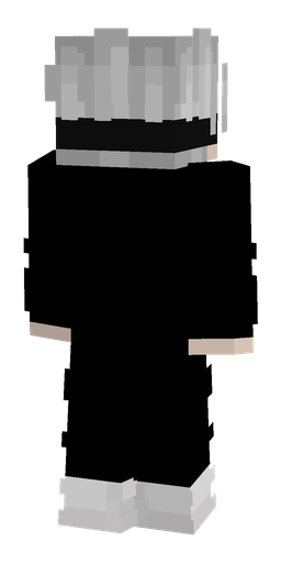 Black skin: body, back render